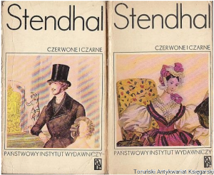 Czerwone i czarne Tomy 1-2 / Stendhal (Marie-Henri Beyle) (1973) (podpis byłeo właściciela)