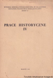 Rocznik naukowo-dydaktyczny zeszyt 32 : Prace historyczne IV / Tadeusz Słowikowski (red.)