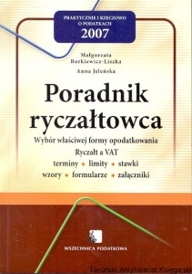 Poradnik ryczałtowca / Małgorzata Borkiewicz-Liszka, Anna Jeleńska 