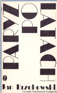 Paryż po latach / Jan Brzękowski 