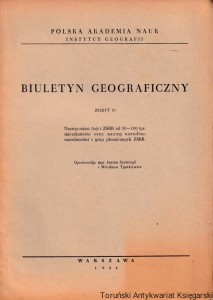 Biuletyn Geograficzny Zeszyt 10. Nazwy miast Azji i ZSRR od 50-100 tys. mieszkańców oraz nazwy narodów, narodowości i grup plemiennych ZSRR / Janina Szewczyk, Wiesława Tyszkiewicz (opr.)