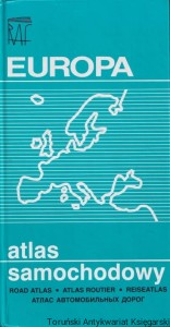 Europa: atlas samochodowy / road atlas / atlas routier / reiseatlas / Brak autora