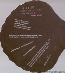 O raju! Czyli o tym, co było, kiedy nic nie było / Malina Prześluga 