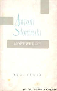 Nowe wiersze / Antoni Słonimski 