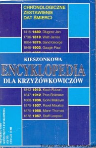 Kieszonkowa encyklopedia dla krzyżówkowiczów : Chronologiczne zestawienie dat śmierci / Franciszek Leki, Mirosław Piekarski  