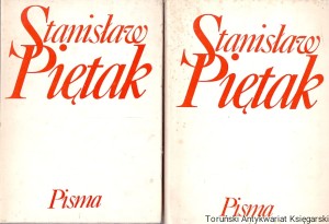 Pisma : Utwory poetyckie t. 1,2  / Stanisław Piętak  