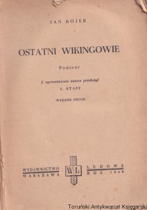 Ostatni wikingowie  / Jan Bojer