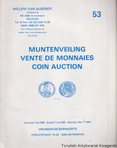 Munten Veiling vente de monnaies coin auction / Praca zbiorowa