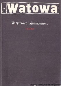 Wszystko co najważniejsze / Ola Watowa 
