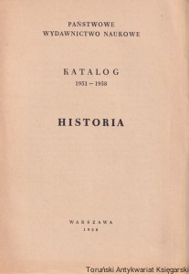 Katalog 1951-1958. Historia / Praca zbiorowa