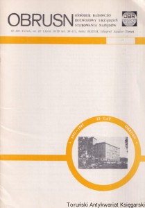 OBRUSN: Ośrodek Badawczo Rozwojowy Urządzeń Sterowania Napędów / Praca zbiorowa