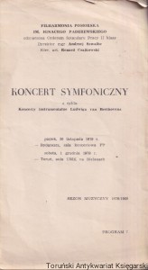 Filharmonia Pomorska. Program 7. Koncert Symfoniczny / Praca zbiorowa