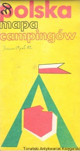 Polska mapa campingów / Praca zbiorowa 