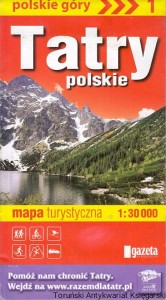 Tatry polskie : Polskie góry : Mapa turystyczna / Praca zbiorowa 
