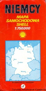 Niemcy Mapa samochodowa Shell / Praca zbiorowa