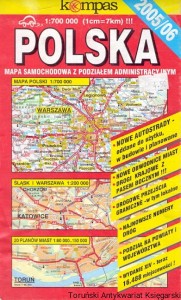 Polska : Mapa samochodowa z podziałem administracyjnym 2005/06 / Praca zbiorowa 