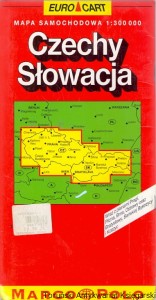 Czechy Słowacja : Mapa samochodowa / Praca zbiorowa 