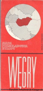 Węgry : Mapa przeglądowa Europy / Brak autora 