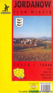 Jordanów Plan miasta / Brak autora 