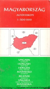 Magyarorszag Autoterkepe / Brak autora 