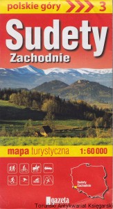 Sudety : Mapa turystyczna / Brak autora