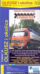 Olkusz i okolice Powiat ’98 : Zawiera plany: Olkusz, Bukowno, Klucze, Wolbrom / Brak autora 