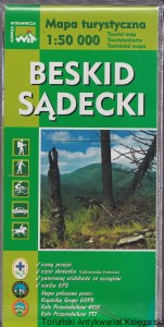 Beskid Sądecki : Mapa turystyczna / Brak autora