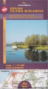 Kraina Zalewu Wiślanego : Mapa turystyczna / Brak autora