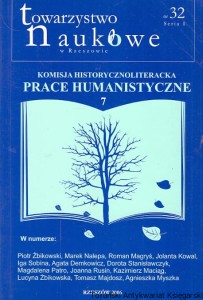 Komisja Historycznoliteracka Prace Humanistyczne 7 / Piotr Żbikowska, Marek Nalepa (red.)