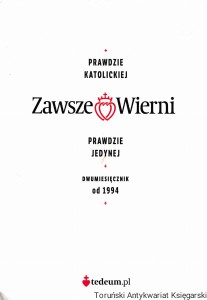 Zawsze Wierni : dwumiesięcznik, katalog 2016 / Praca zbiorowa