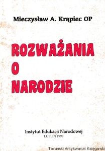 Rozważania o narodzie / Mieczysław A. Krąpiec OP