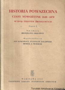 Historia Powszechna Czasy nowożytne 1640-1870 / Bronisław Krauze (red.) 