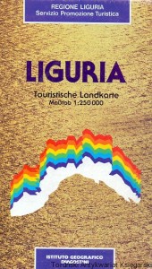 Liguria : Touristische Landkarte / Brak autora