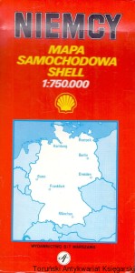 Niemcy : Mapa samochodowa Shell / Brak autora 