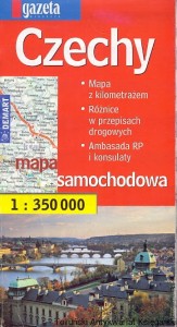 Czechy : Mapa samochodowa / Brak autora 