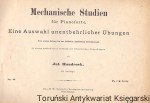 Mechanische Studien fur Pianoforte / Jul. Handrock.