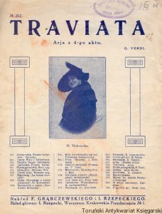 Traviata Arja z 4-go aktu Nr 262 / Brak autora 