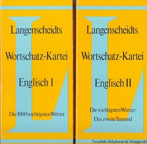 Langenscheidts Wortschatz-Kartei Englisch I, II / Brak autora 