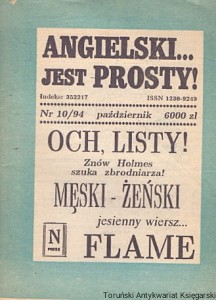 Angielski jest prosty! Nr 10/94 Och, listy!, Męski-żeński, Flame / Praca zbiorowa 