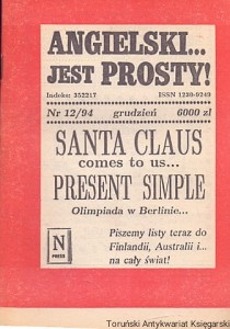 Angielski jest prosty! Nr 12/94 Santa Claus comes to us, Present Simple Olimpiada w Berlinie / Praca zbiorowa 