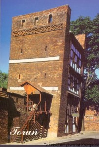 Pocztówka Toruń Krzywa Wieża / Jacek Szczurek (fot.)