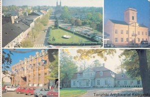 Pocztówka : Kutno : Rynek Staromiejski, Klasycystyczny ratusz z 1 pół. XIX w.,Budynek PKO, Zespół pałacowy Gierałty z końca XIX w. / T. Gałązka (fot.)