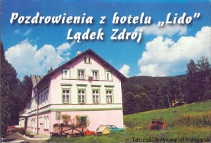 Pocztówka : Lądek Zdrój : Hotel, restauracja i galeria „Lido” / J. Sowiński (fot.)