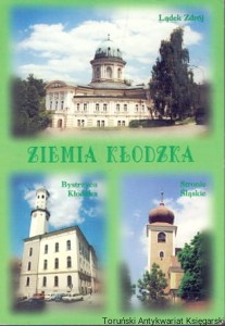 Pocztówka : Lądek Zdrój - szpital uzdrowiskowy „Stefan”, Stronie Śląskie - wieża kościoła, Bystrzyca Kłodzka - ratusz / brak autora