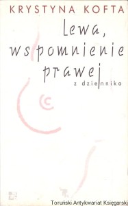 Lewa, wspomnienie prawej : Z dziennika / Krystyna Kofta 