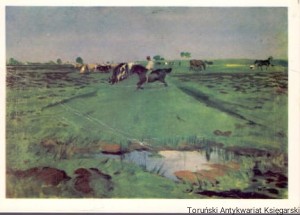 Pocztówka : Bytom : Muzeum Górnośląskie : Pastwisko - Włodzimierz Tetmajer / W. Wróblewski  (fot.)