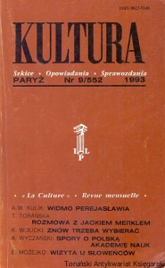 Kultura Paryż Nr 9/552 1993 / Jerzy Giedroyc (red.)