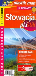 Słowacja : Mapa samochodowa : plastik map / Praca zbiorowa 