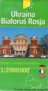 Ukraina Białoruś Rosja : Mapa samochodowa / Praca zbiorowa 