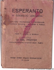 Esperanto w dziesięciu lekcjach : dokładny podręcznik z ćwiczeniami, wzorami składni i wypisami z poezji i prozy / według Prof. T. Carta i J. Borela, opracował Dr. Emil Preffer